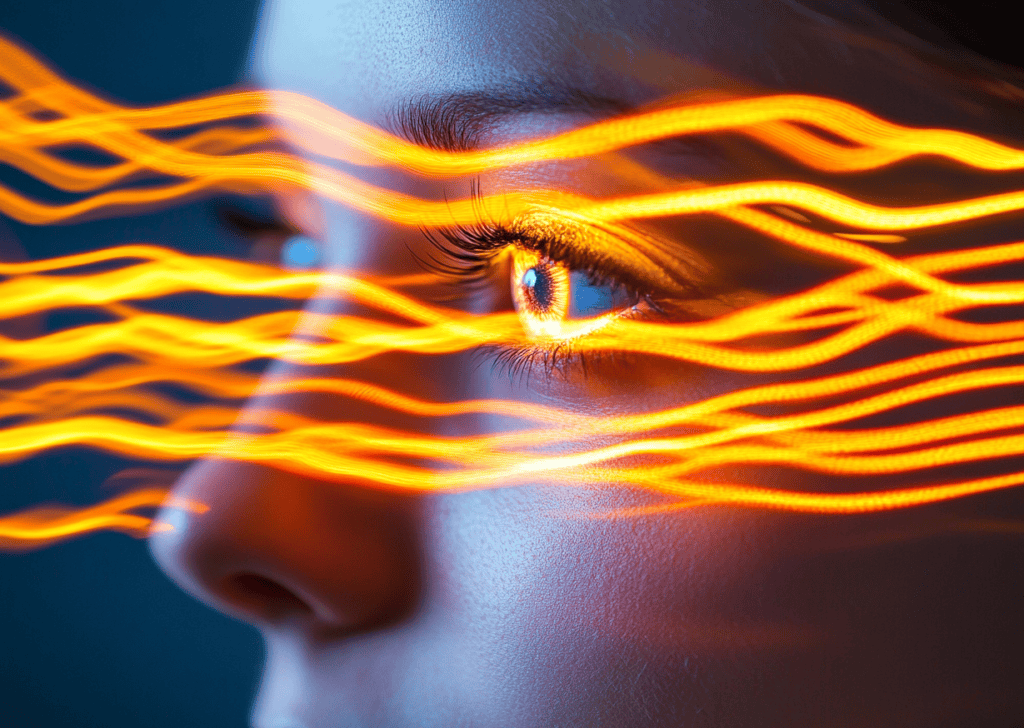 zig zag lumineux devant les yeux sans migraine​