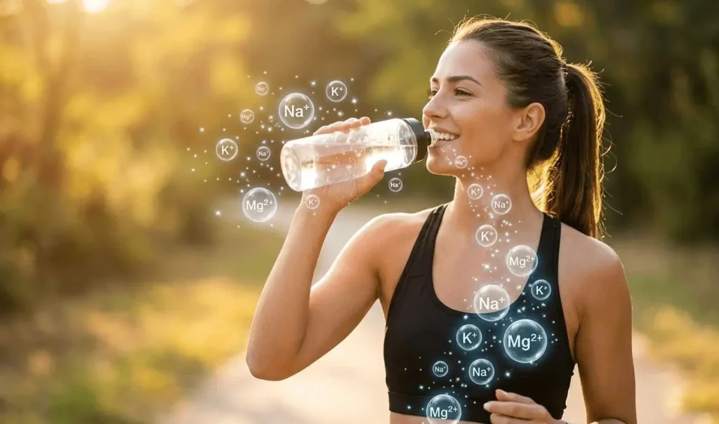 electrolytes hydratation, sante, santé, 2026, minéraux, hydratation optimale, sodium